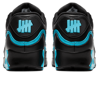Undefeated x Nike Air Max 90 'Black Blue Fury' - Kick Game