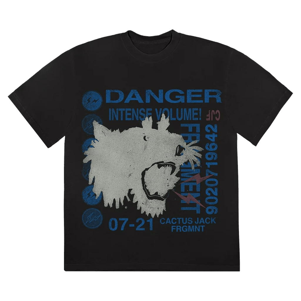 Cactus Jack by Travis Scott For Fragment Danger Tee 'Black' - Kick Game