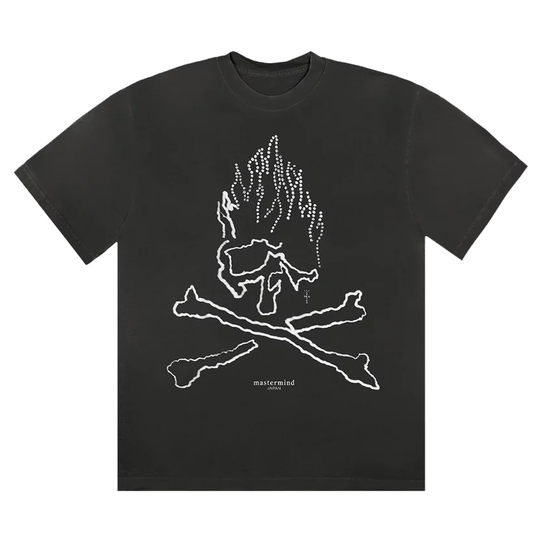 Cactus Jack by Travis Scott For Mastermind Skull Tee 'Black' - Kick Game