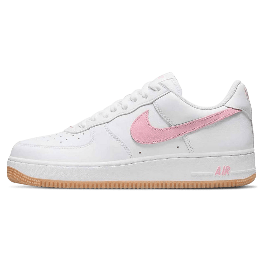 Pink white air force ones sales