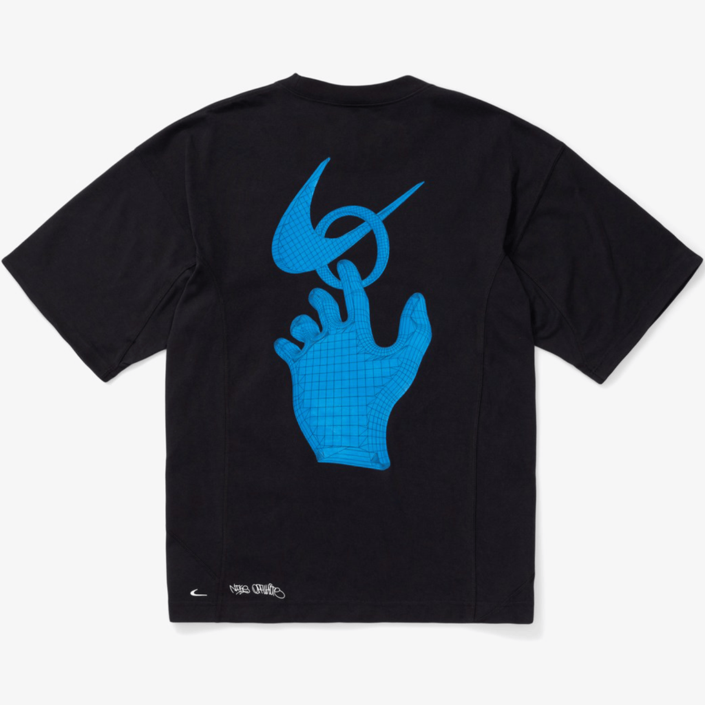 Nike off white shirt logo sales