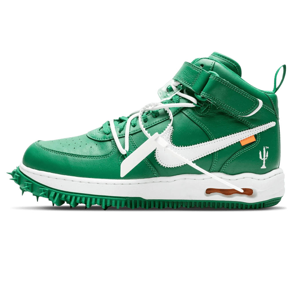 Off-White x Nike Air Force 1 Mid 'Pine Green' - Kick Game