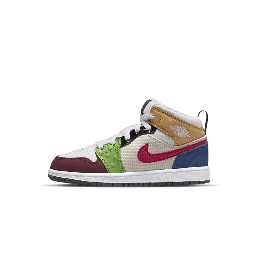 Nike Air whiteblack Jordan 1 Mid Se Junior Blanc