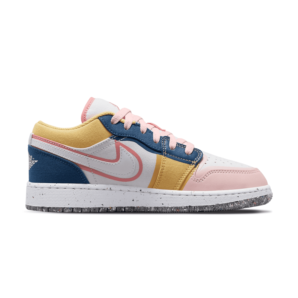 Air Jordan 1 Low SE GS 'Multi-Colour Canvas' - Kick Game