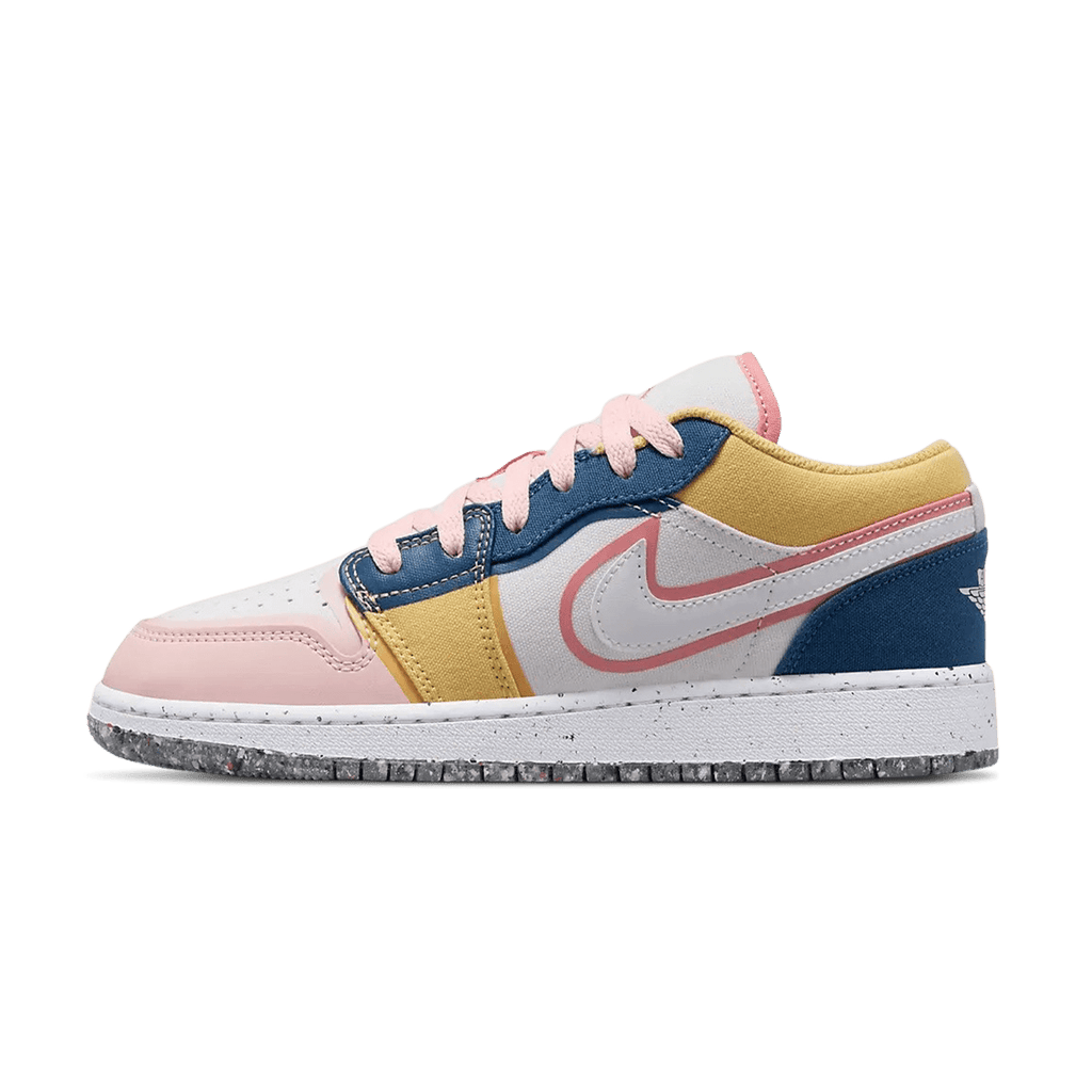 Air Jordan 1 Low SE GS 'Multi-Colour Canvas' - Kick Game