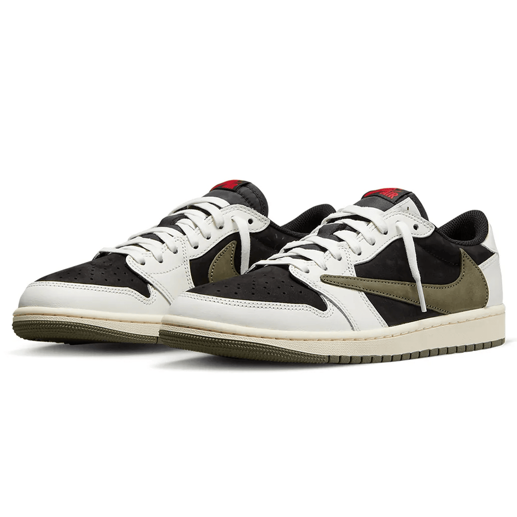 Air Jordan 1 Retro Low OG x Travis Scott Wmns Olive Kick Game