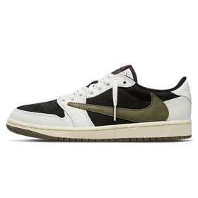 Air Jordan 1 Retro Low OG x Travis Scott Wmns Olive Kick Game