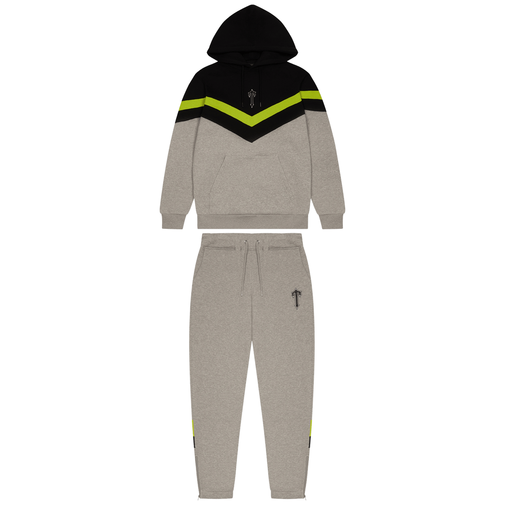 Grey trapstar tracksuit hotsell