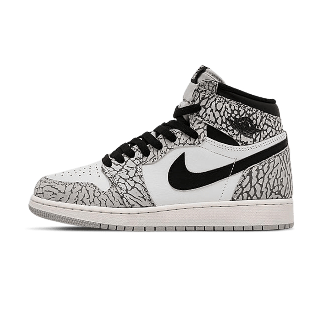 Air Jordan 1 Retro High OG GS 'White Cement' - Kick Game