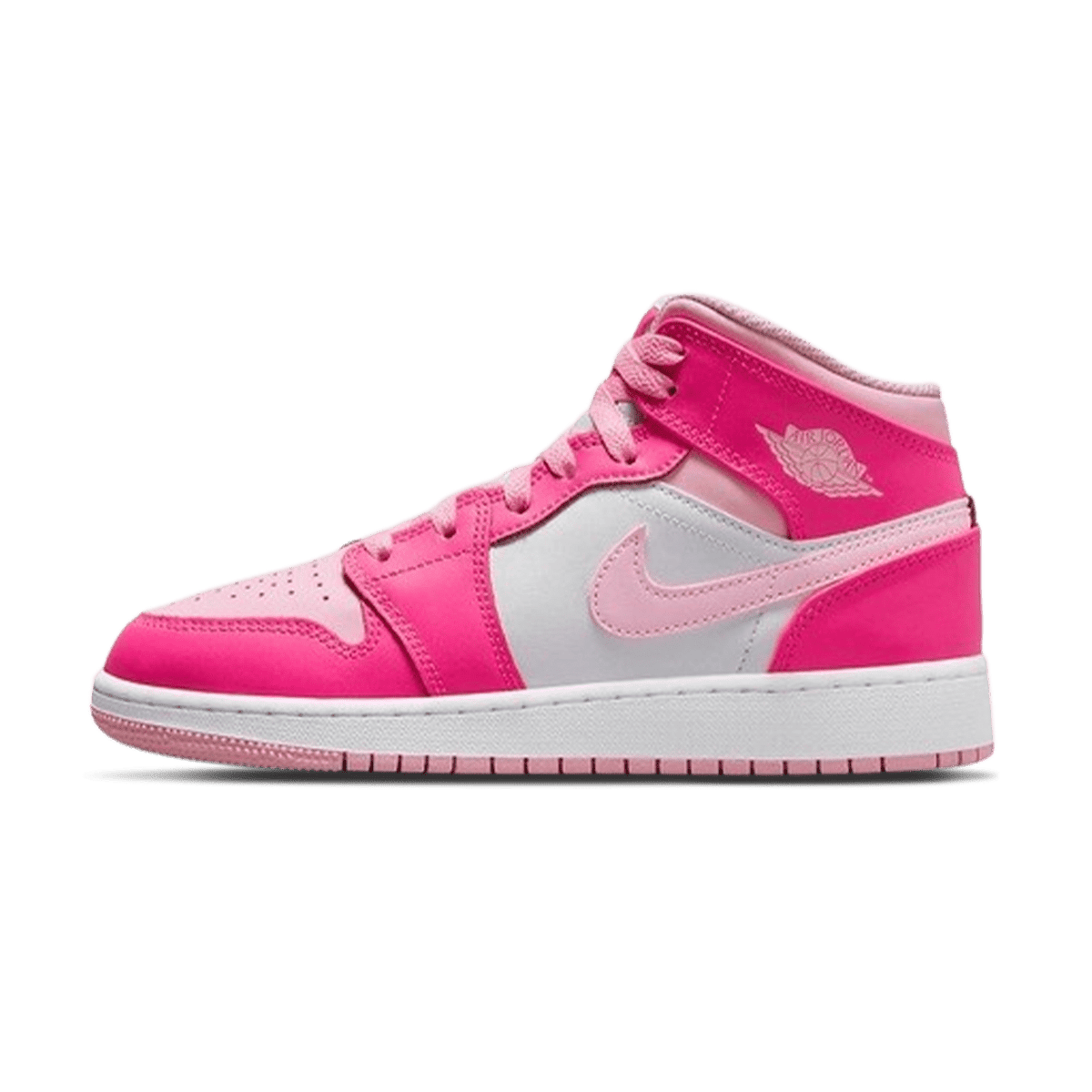 Air Jordan 1 Mid GS 'Fierce Pink' - Kick Game