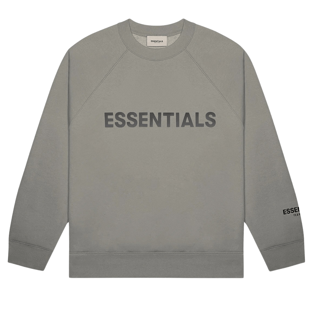 Fear of God Essentials Crewneck Sweatshirt 'Cement' - Kick Game