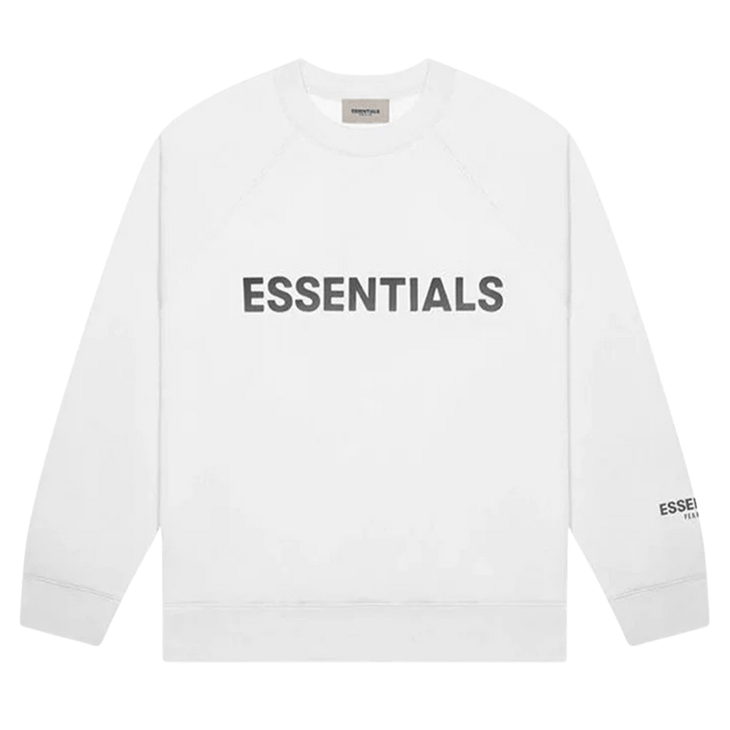 Fear of God Essentials Crewneck Sweatshirt 'White' - Kick Game