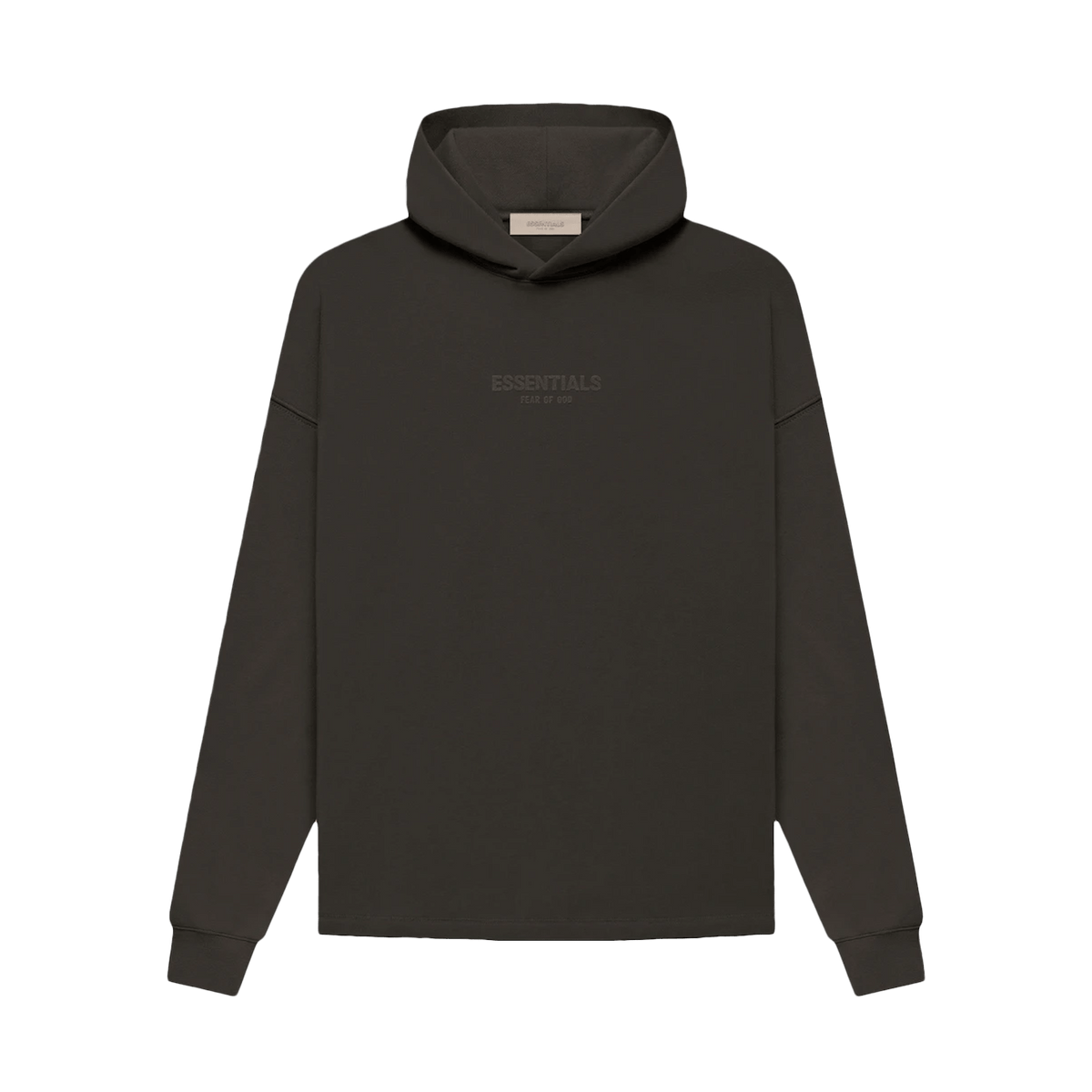 Fear of God Essentials Relaxed Hoodie Off Black - CerbeShops