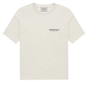 Fear of God Essentials Short-Sleeve Tee 'Light Heather Oatmeal' - Kick Game