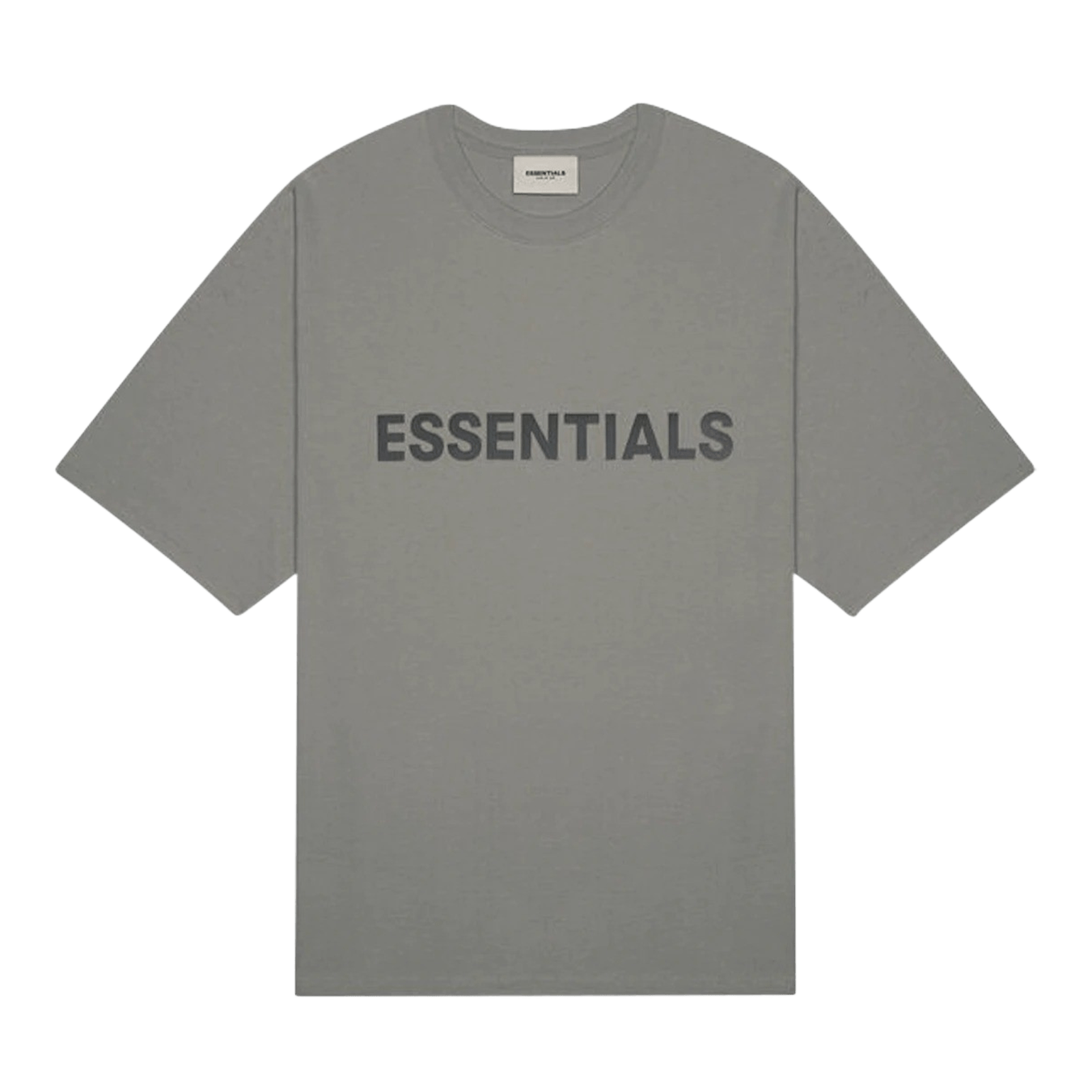 Fear of God Essentials Boxy T-Shirt Applique Logo 'Charcoal' – Kick Game