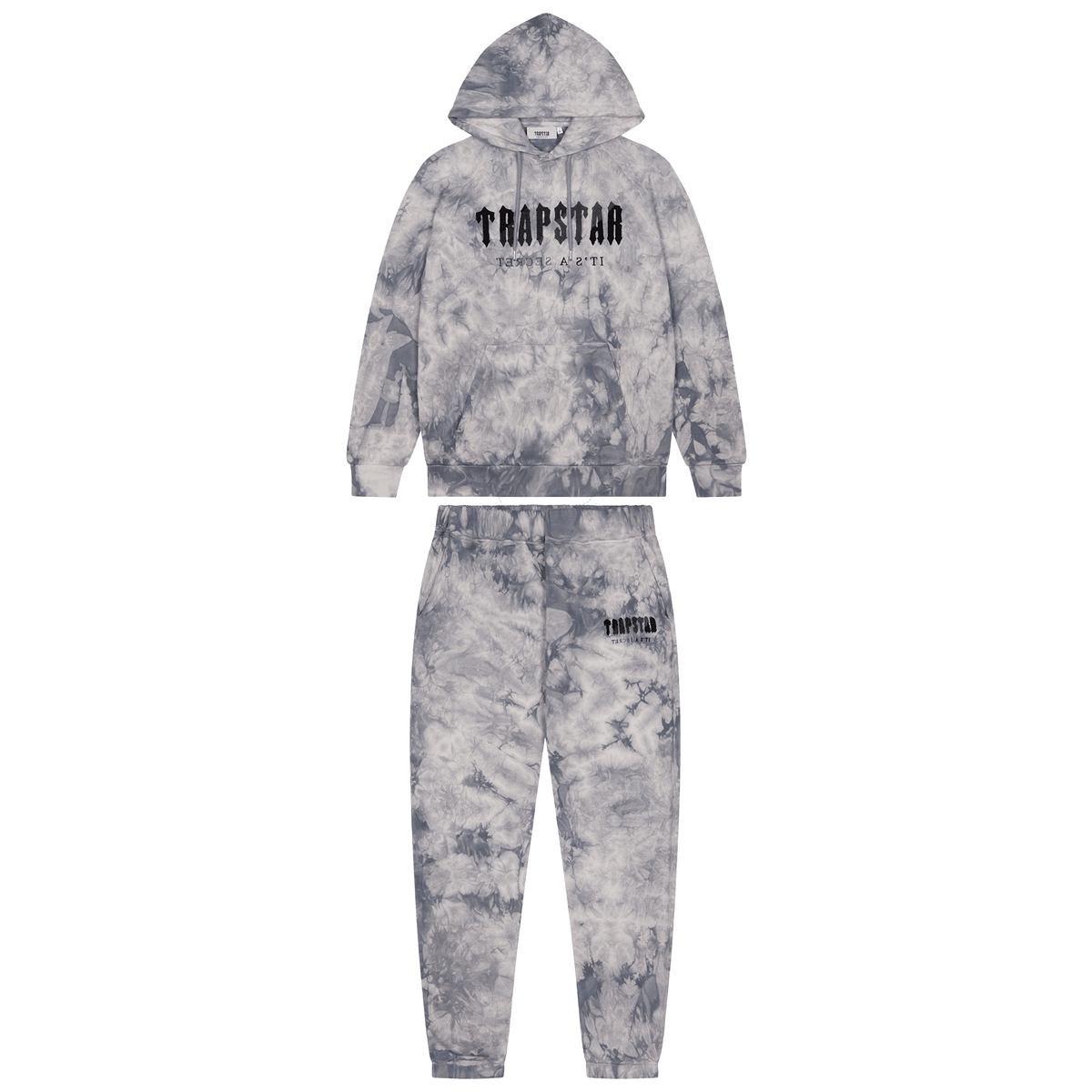 Trapstar Chenille Decoded Hooded Tracksuit-Allover Tie Dye - Kick Game