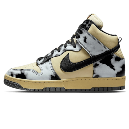 nike dunk high black acid wash