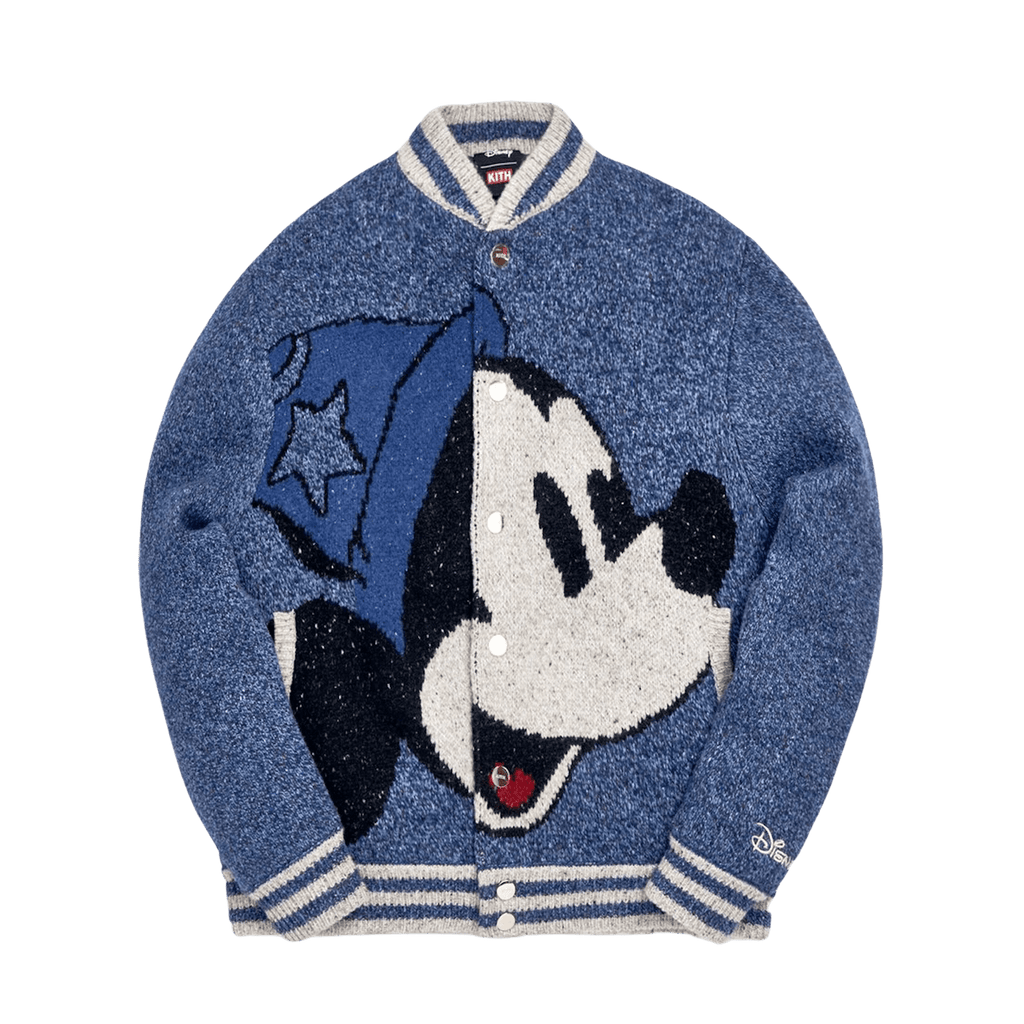 Kith x Disney Varsity Jacket 'Navy' - Kick Game