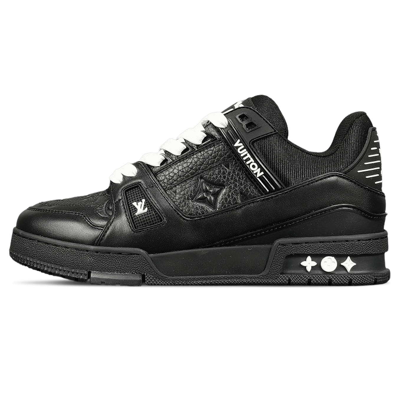Louis Vuitton Trainer Low 'Black Embossed Monogram' - Kick Game