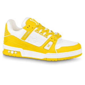 Louis Vuitton Trainer Yellow White Monogram