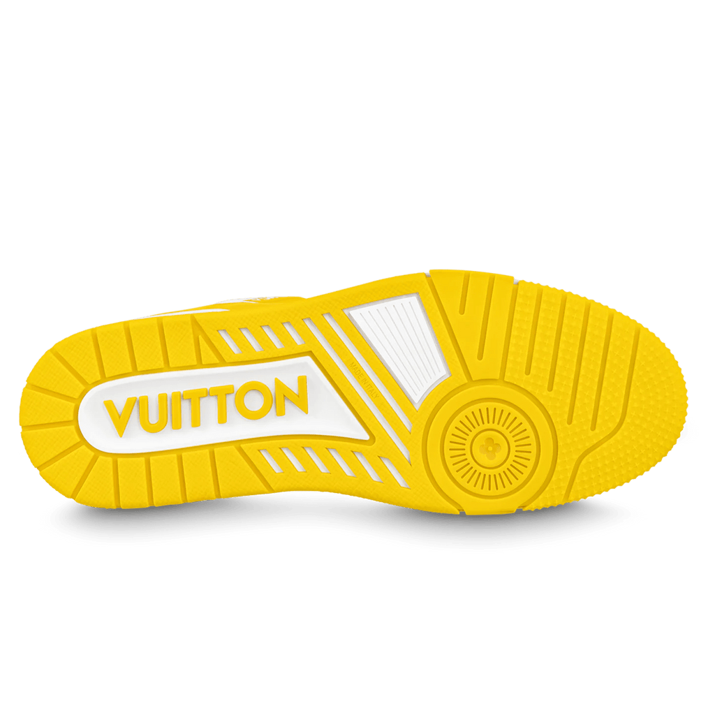 Louis Vuitton Trainer Yellow White Monogram