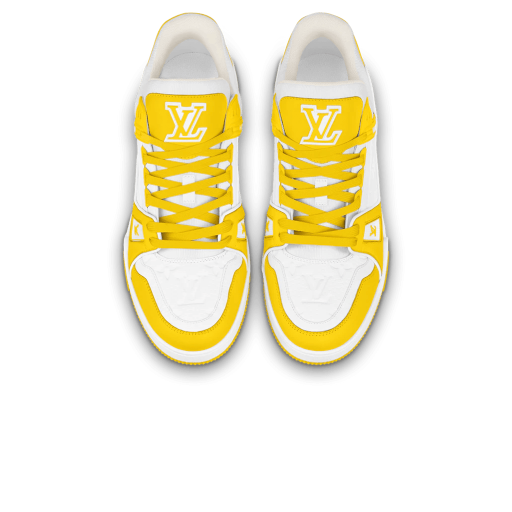 Louis Vuitton Trainer Yellow Embossed Monogram