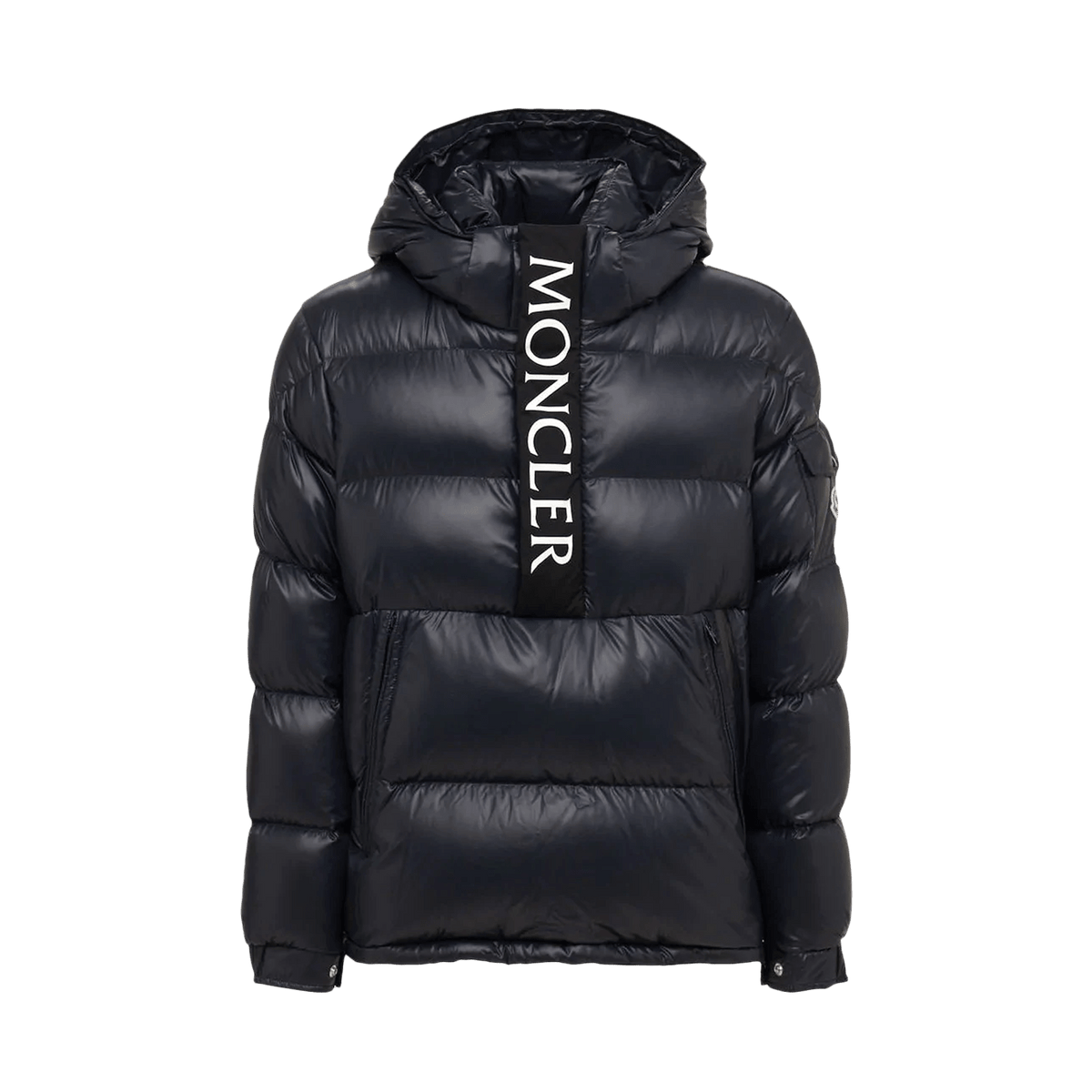 MONCLER Maury hooded half-zip down coat - Kick Game