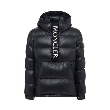MONCLER Maury hooded half-zip down coat - Kick Game