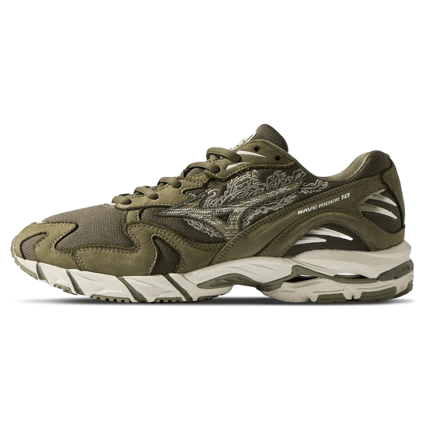 Maharishi x Mizuno Wave Rider 10 'Fire Phoenix' - Kick Game