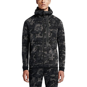 NIKE TECH FLEECE MEN'S HOODIE - Medium Ash Black