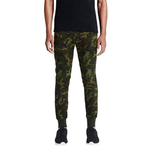 NIKE TECH FLEECE CAMO MEN'S TROUSERS - Sequoia Black