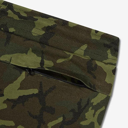 NIKE TECH FLEECE CAMO MEN'S TROUSERS - Sequoia Black - Kick Game