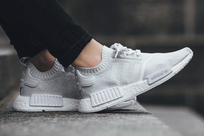 Adidas NMD_R1 Primeknit Vintage White - Kick Game