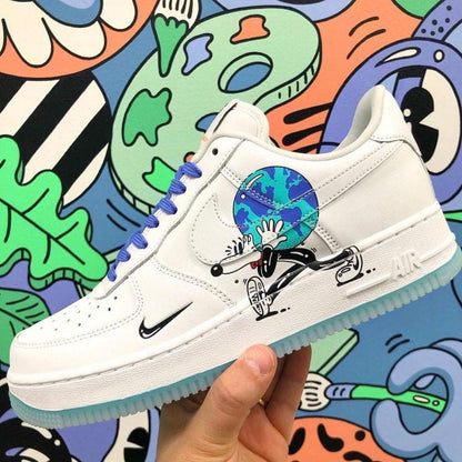 Nike Air Force 1 Earth Day Pack White - Kick Game
