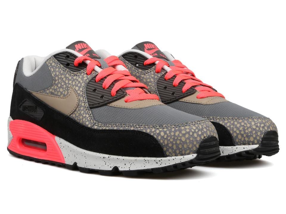 Nike Air Max 90 PRM Safari-Black-Grey - Kick Game