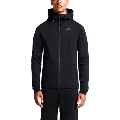 NIKE TECH FLEECE WINDRUNNER MEN'S HOODIE - Black - Kick Game