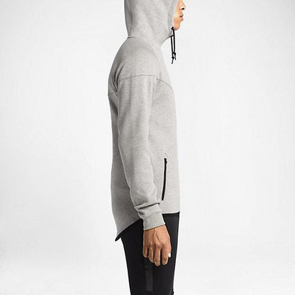 NIKE TECH FLEECE WINDRUNNER MEN'S HOODIE - Medium Grey-Black - Kick Game