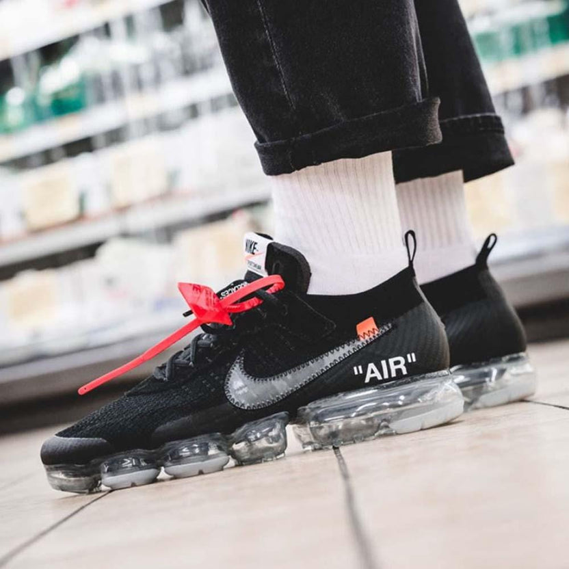 nike vapormax off white black
