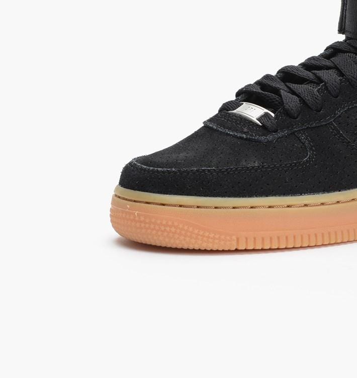 nike air force 1 high black suede gum