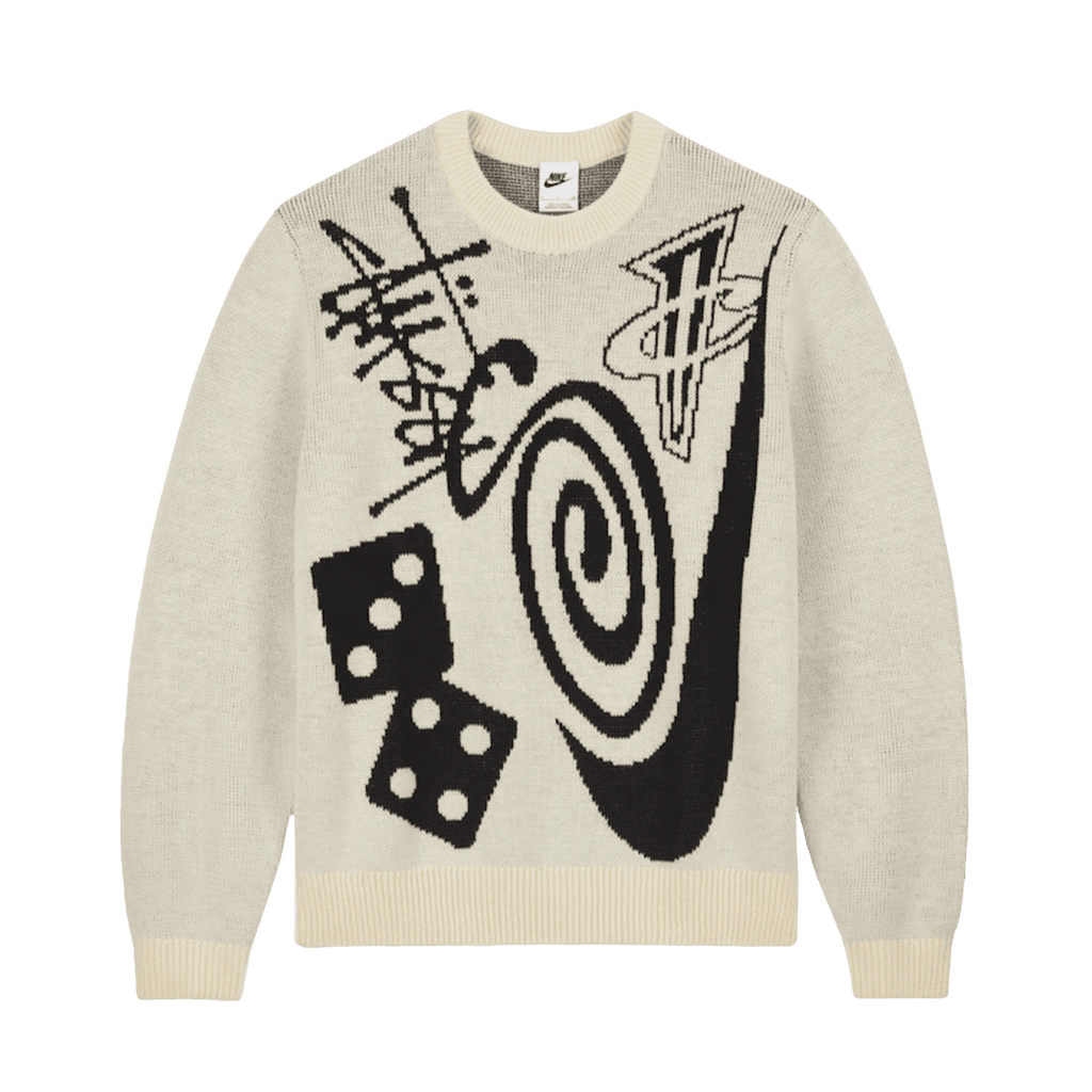 Stussy x Nike Icon Knit Sweater Natural Stussy x Nike Icon Knit Sweater Natural
