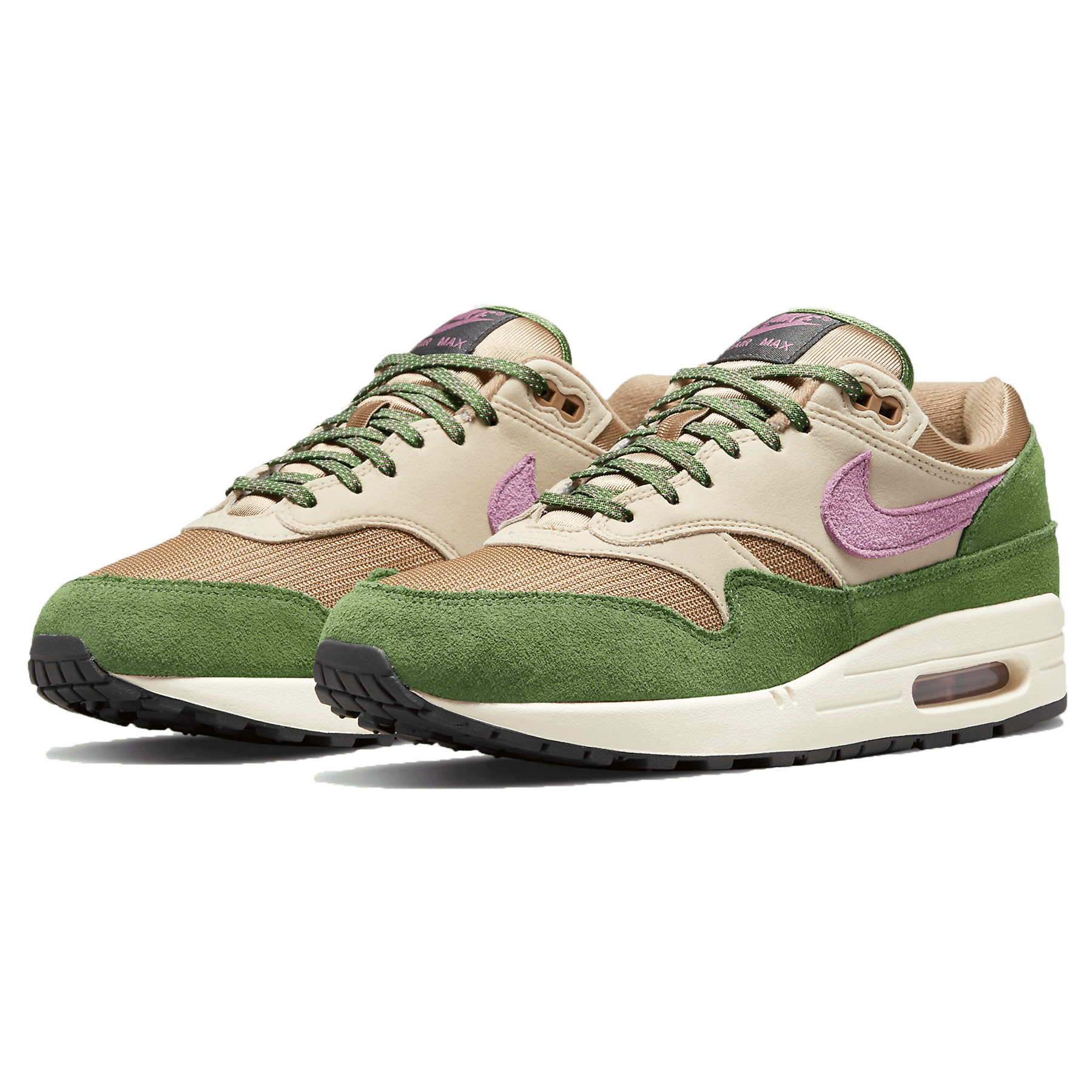 air max 1 pink and green