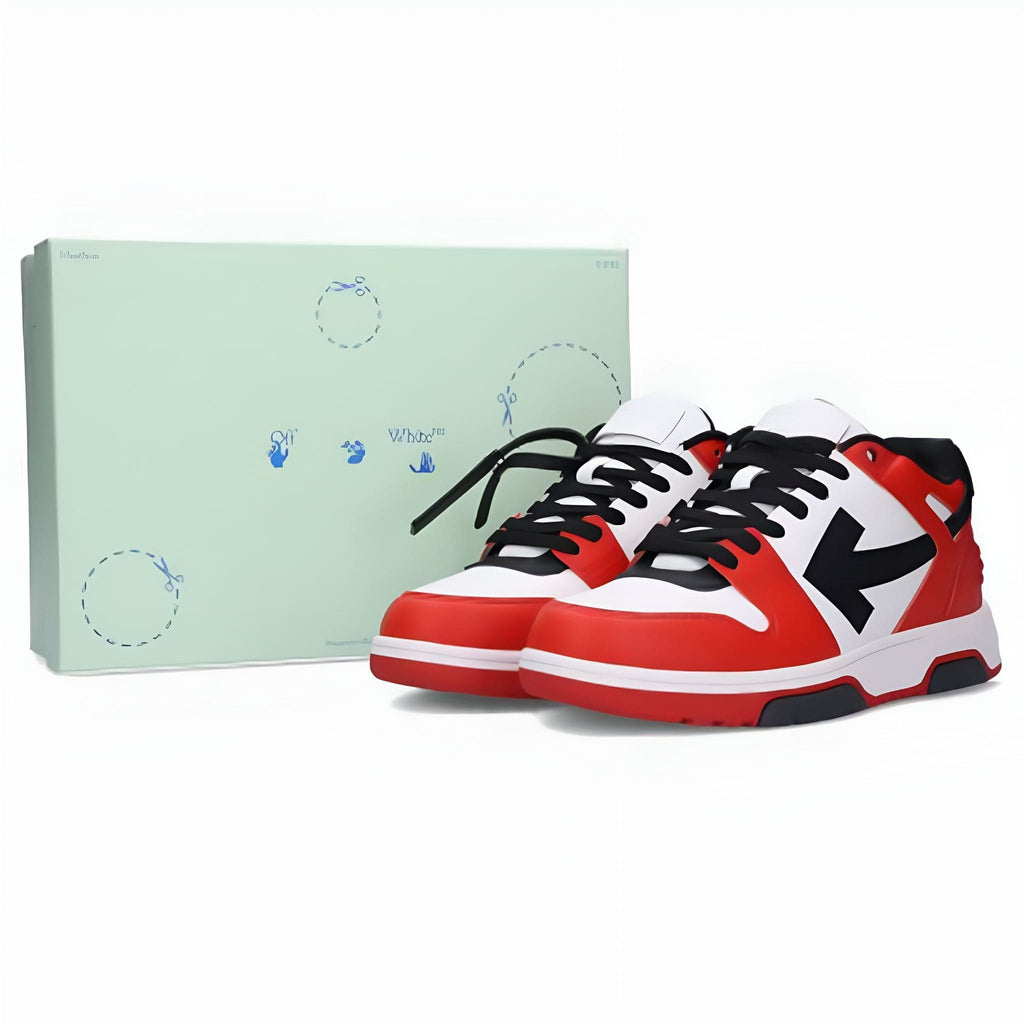 Off-White Out of Office Low 'Red White Black' - Kick Game