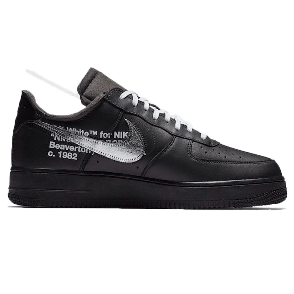 Off White x Nike Air Force 1 Low 07 MoMA Black Kick Game