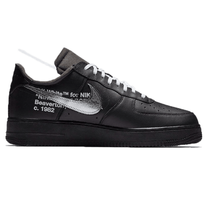 Off-White x Nike Air Force 1 Low '07 'MoMA' Black - Kick Game