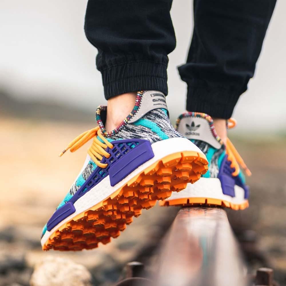 Pharrell x adidas Afro NMD Hu Pack Aqua Multi - Kick Game