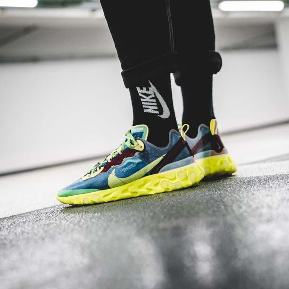 Undercover x Nike React Element 87 Blue Volt - Kick Game