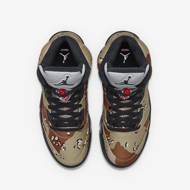 AIR JORDAN 5 RETRO SUPREME "SUPREME" CAMO - Kick Game