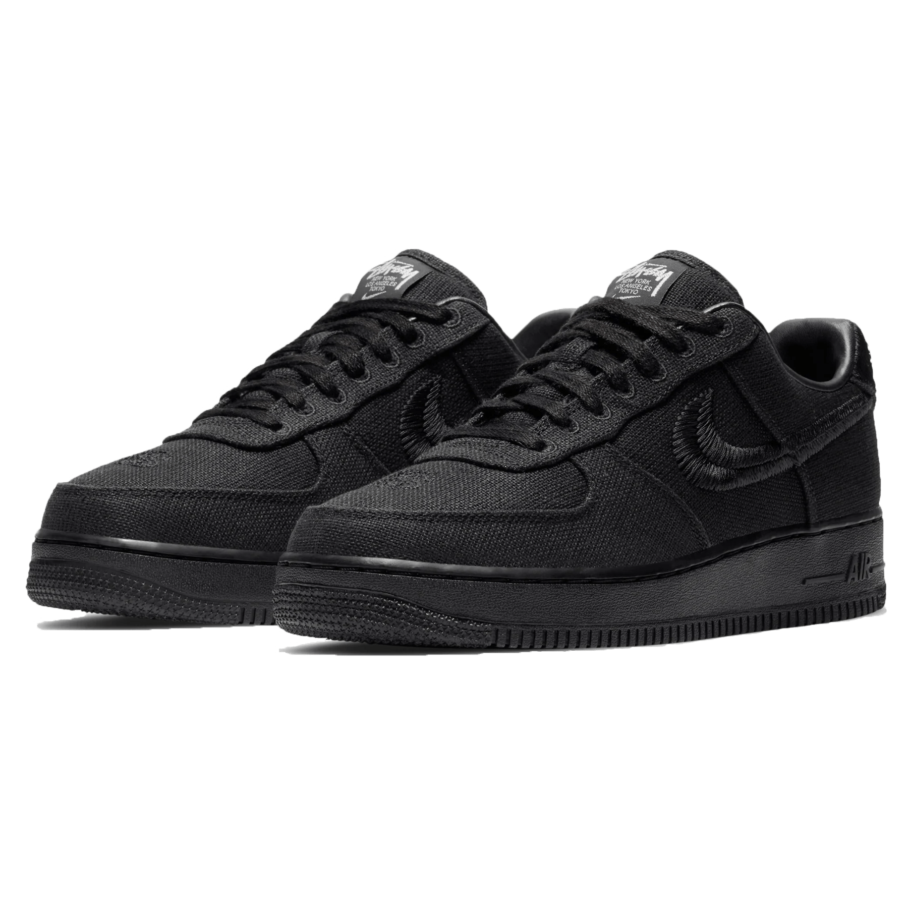 Stussy x Nike Air Force 1 Low 'Triple Black' - Kick Game