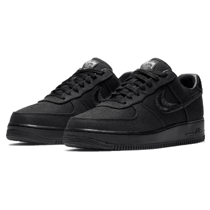 Stussy x Nike Air Force 1 Low 'Triple Black' - Kick Game