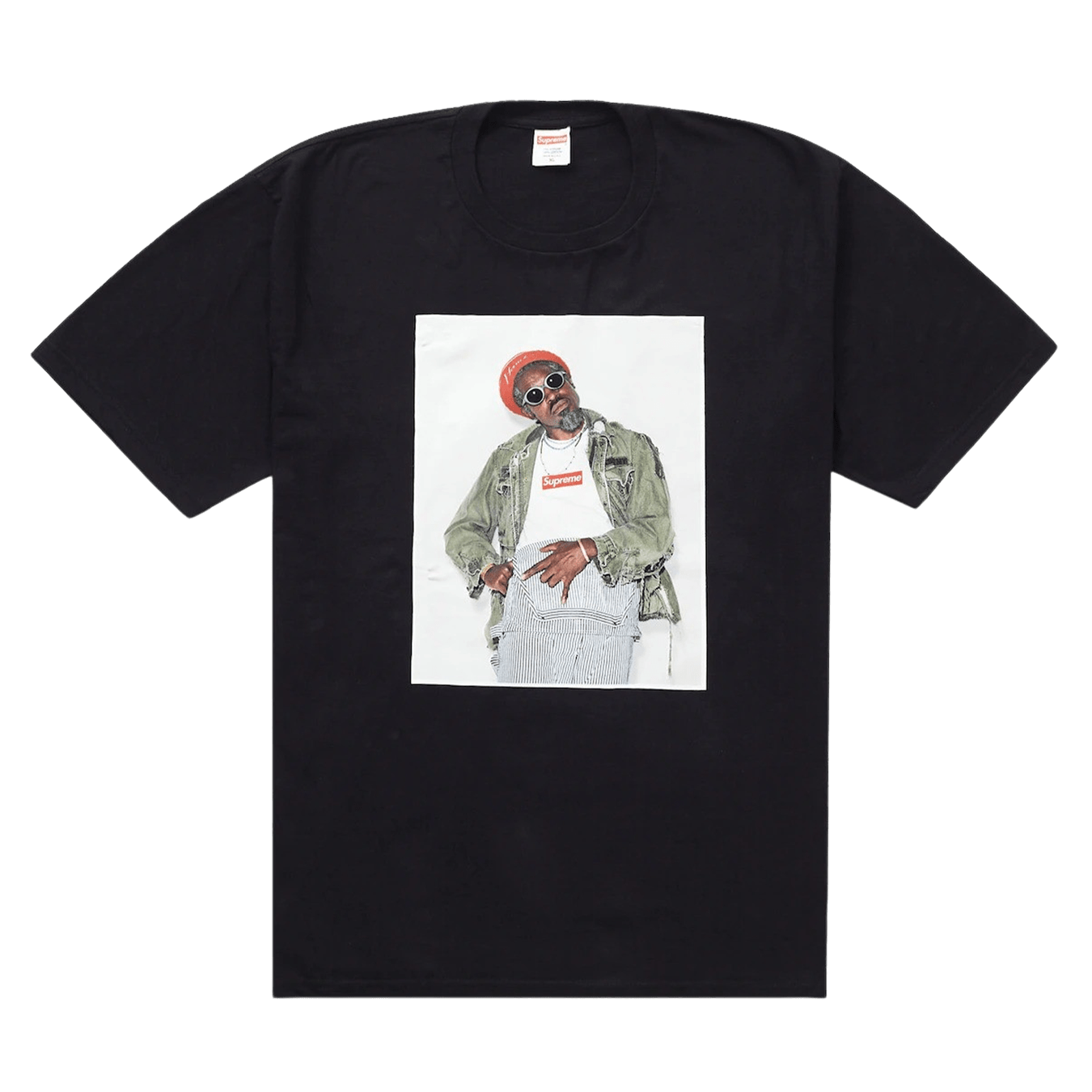 Supreme André 3000 Tee 'Black' - Kick Game